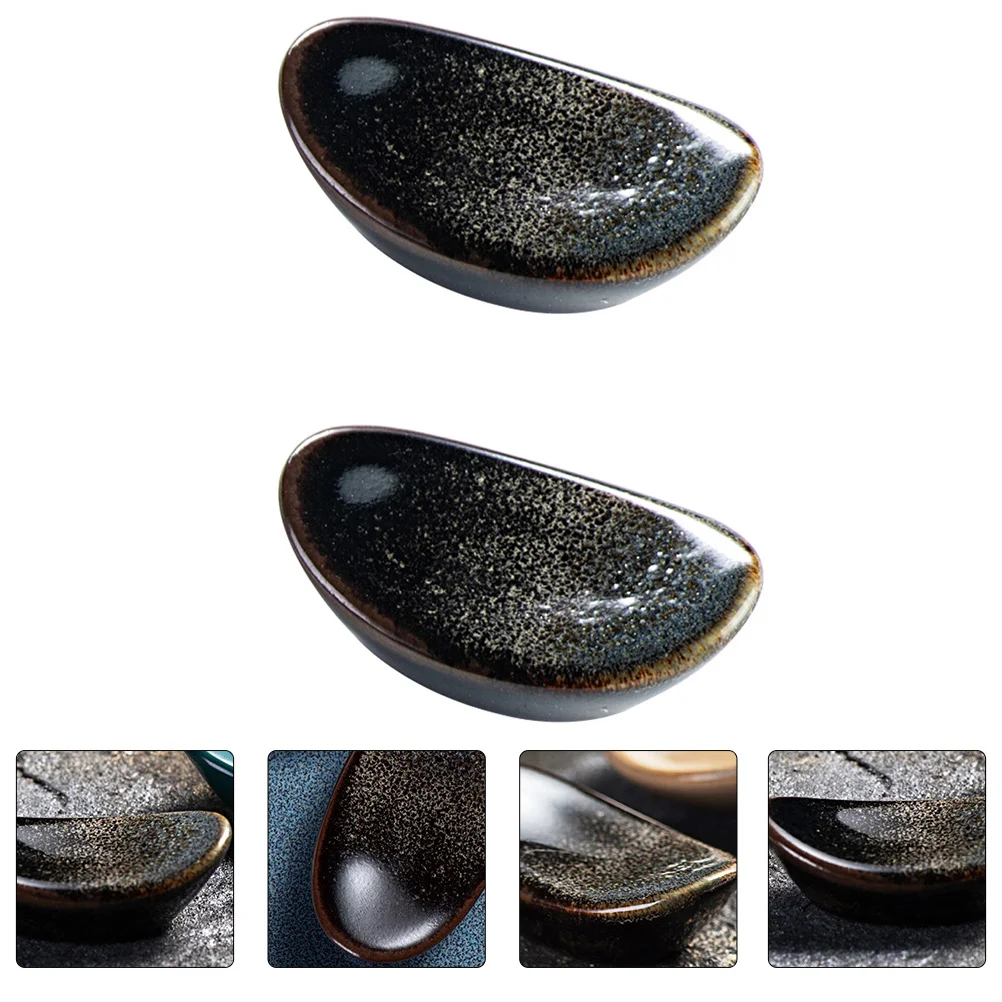 

2 шт. долговечные керамические подставки для палочек для еды, вилка, ложка для хранения, декор стола, держатели для палочек для еды, держатель для вилок