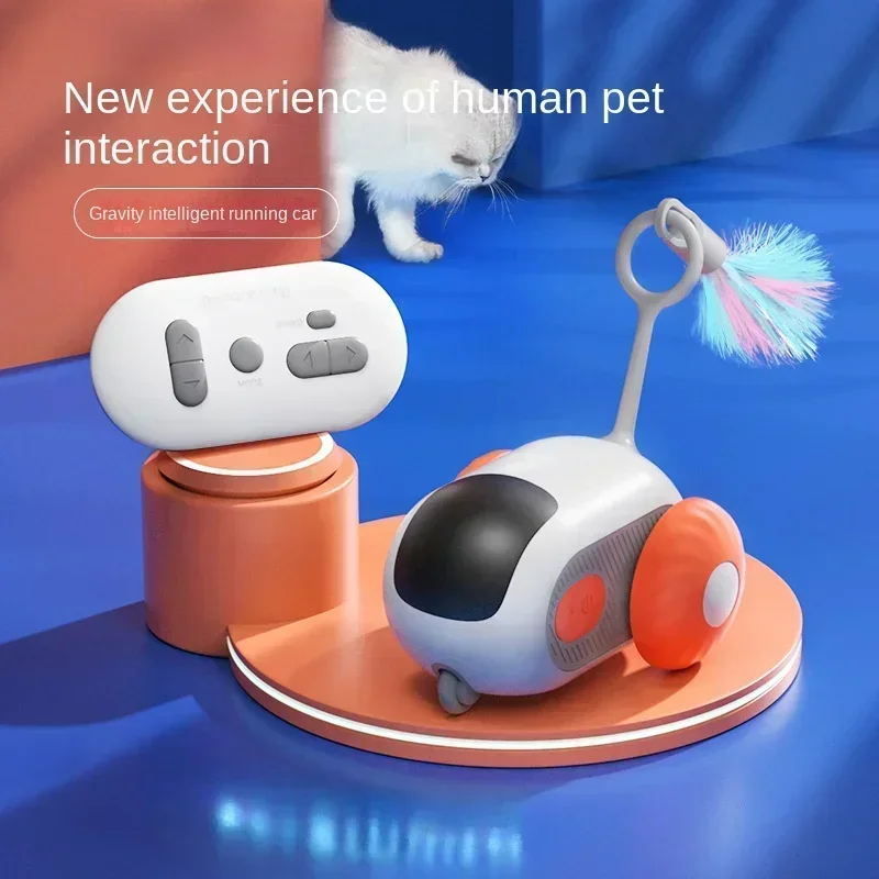 

Intelligent sports car remote control electric cat toys self hi boredom boredom mice teaser cat stick cat pet