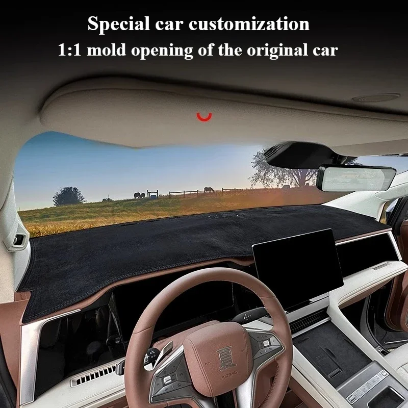 

Для BYD M9 приборная панель темный коврик внутренний центральный контроль теплоизоляция защита от солнца пыль светоотражающий декоративный