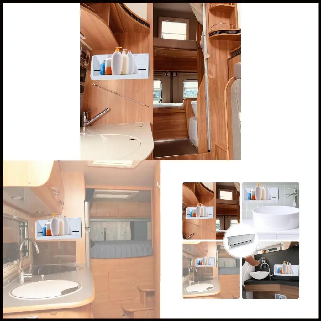 

Космическая полка для душа для хранения мыла и шампуня, Rustresistant Easy