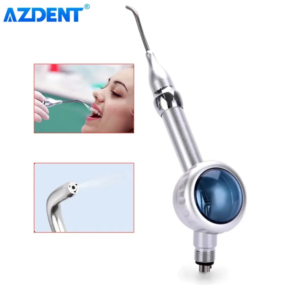 Dental Sandblasting Gun Air Powered AZDENT Tooth Polishing System Anti-Resorption Prophy-Mate Sterilized Dentistry Tools