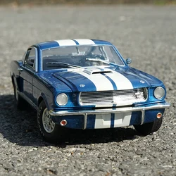 1:18 Diecast Cobra Shelby 1966 GT 350 lega Full Open Car Model Vehicles Car Boys Toy Gifts Collection