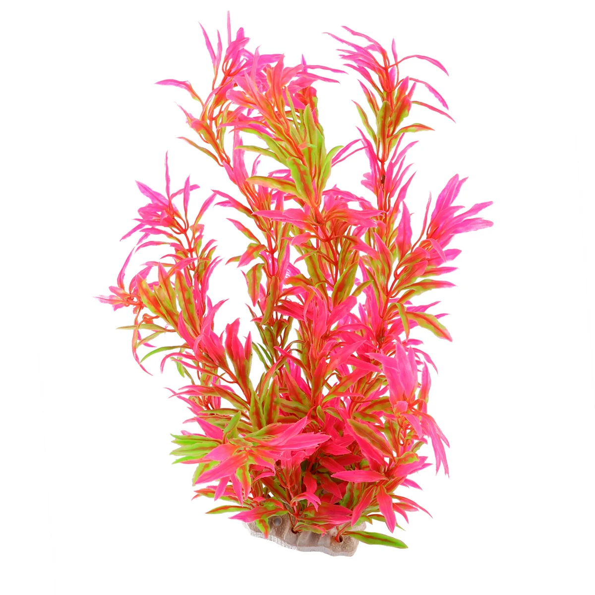 

Fish Tank Artificial Plant Decor Realistic Red Green Plastic Aquarium Grass Underwater Ornament Landscape Decoration for Fresh