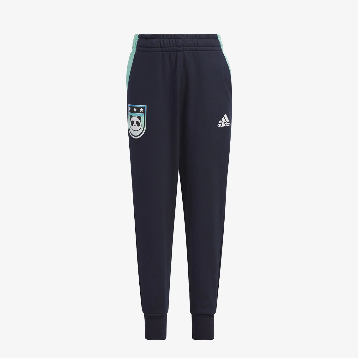 

Оригинальные новые спортивные трикотажные брюки Adidas с принтом для маленьких детей, модель IA8271