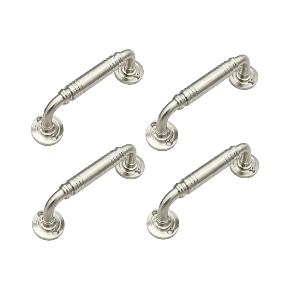 Door Hinge with Stainless Steel Construction and Curved Profile for Enhanced Grip and Seamless Integration into Door Systems