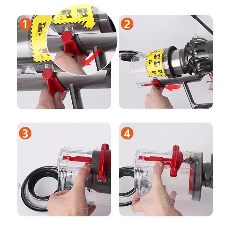 A98G-New Replacement Trash Cans Dust Container Bin For Dyson V10 SV12 Vacuum Cleaner Accessories 969509-0 Spare Parts All New