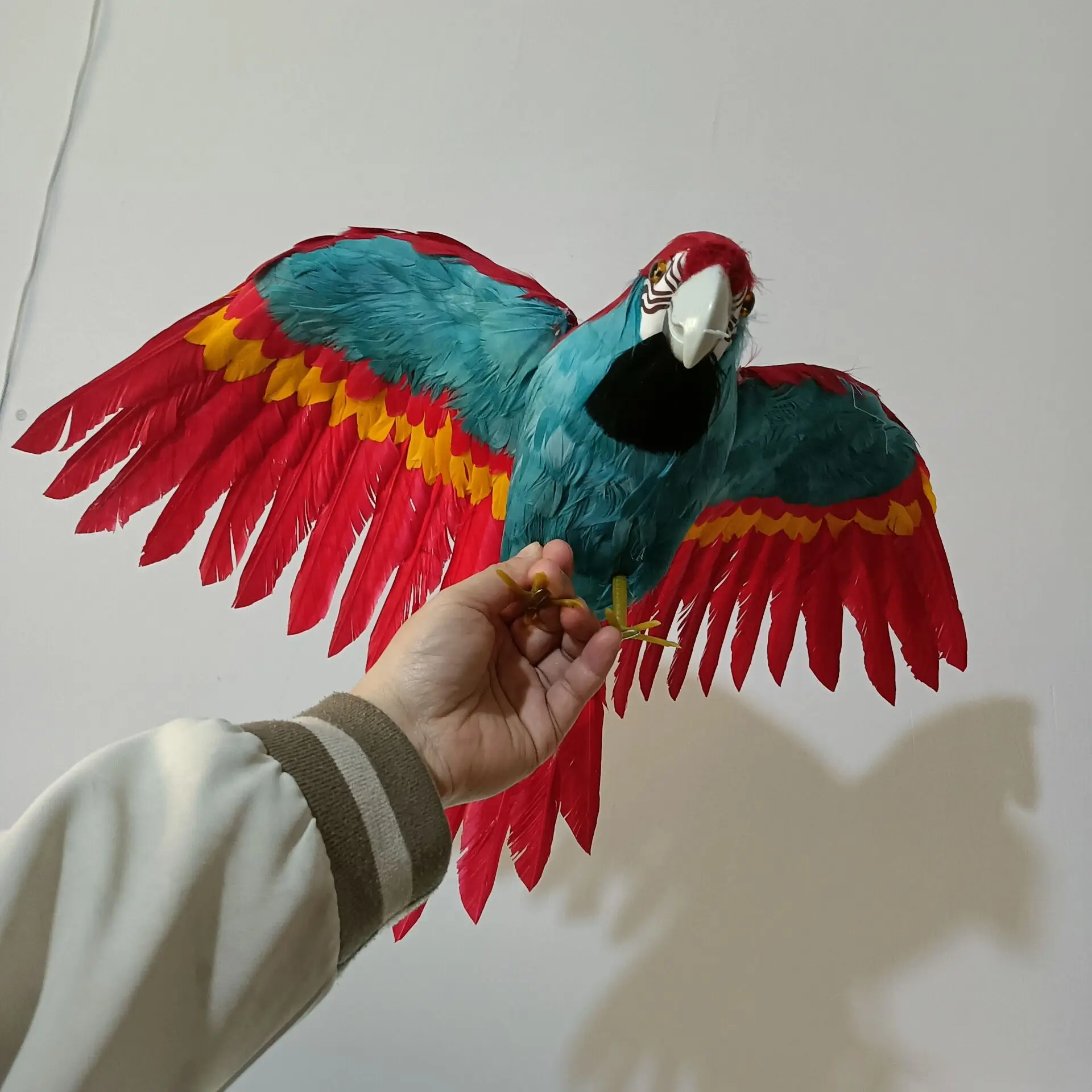 

big simulation foam&feather wings parrot model toy gift doll about 40x60cm w2410