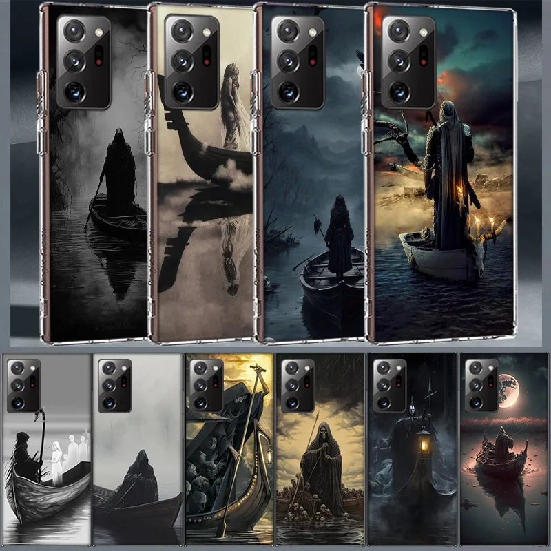 Hell Styx Ferryman Coque For Samsung A55 A35 A25 A15 Phone A05S Note 20 Ultra 10 Lite 9 8 M52 M51 M32 M31 M30S M21 J8 J6 J4 Pl