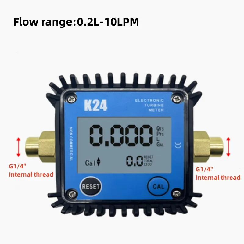 Imagem -03 - Micro Flow Digital Display Meter Fluxo de Engrenagem Diesel Gasolina Hidráulica Soja Água Água 0.110l por Min Pagode g1 g1 2