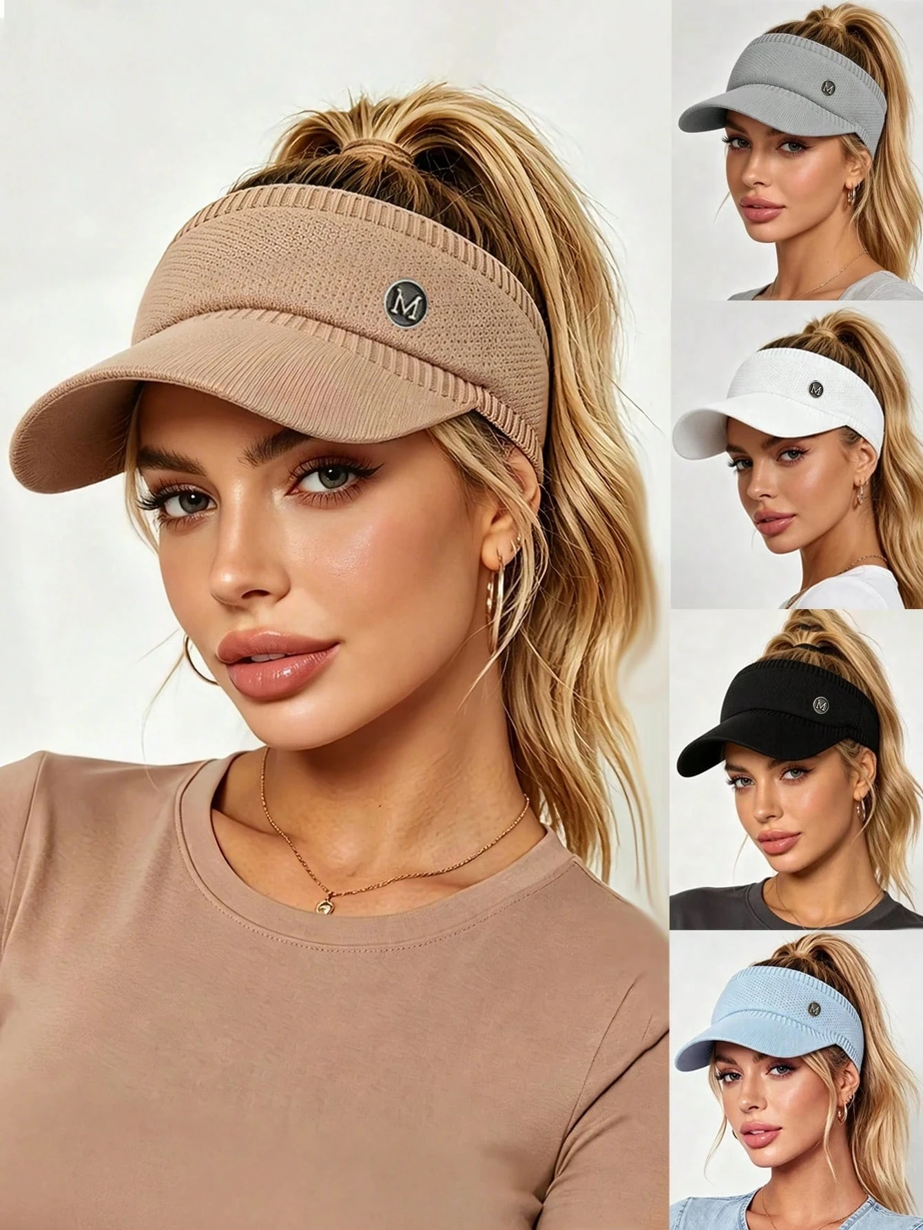 1 Stück verstellbarer Sonnenhut, Unisex, lässig, multifunktional, atmungsaktiv, Sonnenschutzhut, geeignet für den täglichen Gebrauch, modisch, vielseitig – Detail 1