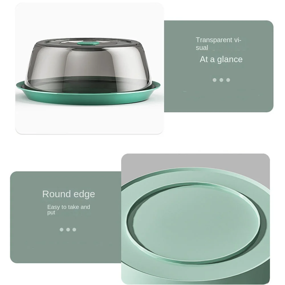 

Durable Stackable Insulation Dish Cover Dust Bugs Transparent Food Warm Cover Anti Cross Flavor Food Keeper Kitchen Accessories