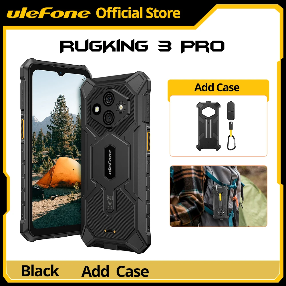 世界初公開】Ulefone RugKing 3 Pro 頑丈な携帯電話 6.56インチ 120Hz