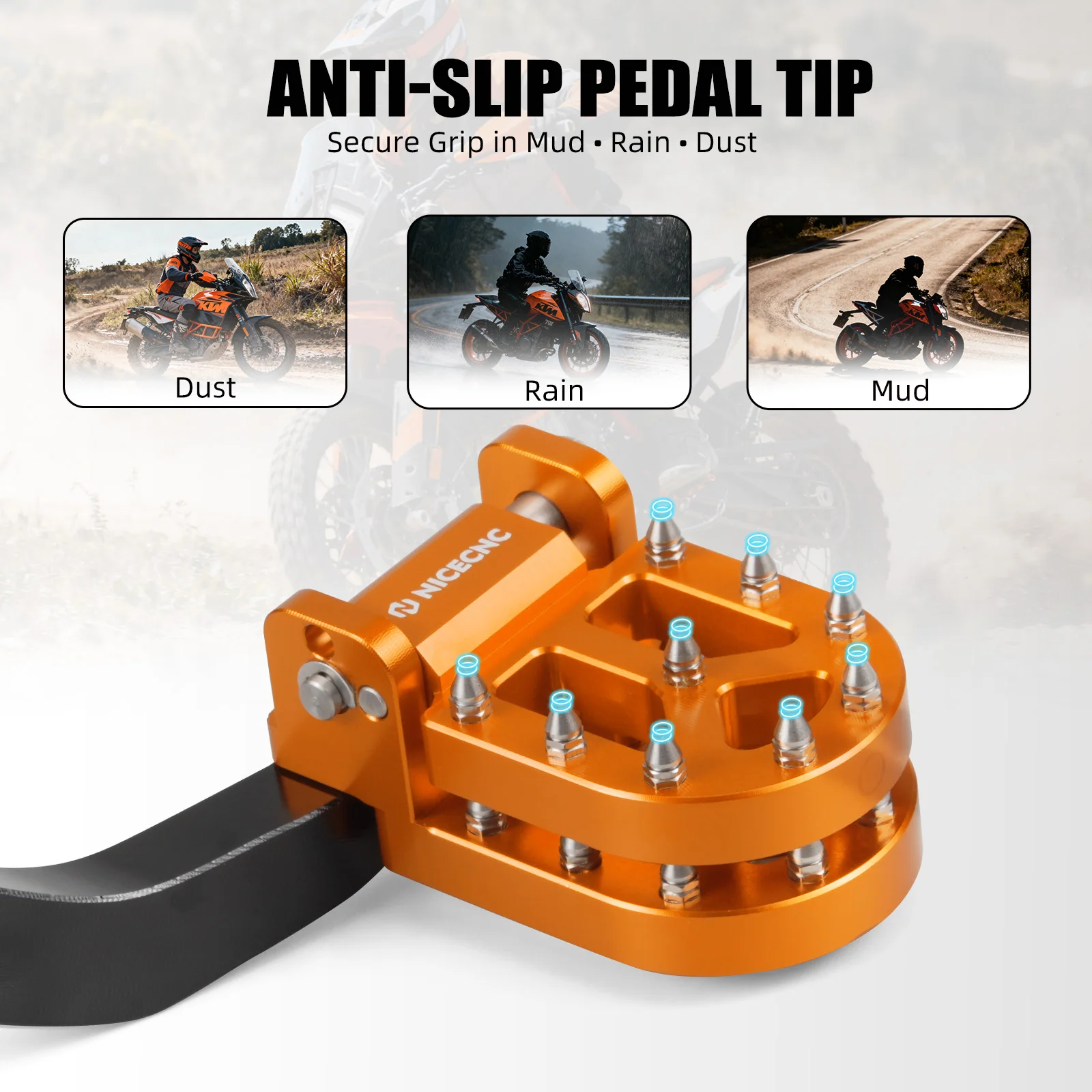 

Adjustable Rear Foot Brake Pedal Lever For KTM 790 890 Adventure R/S/Rally 2021-2025 890 SMT 23-25 Husqvarna Norden901 2022-2025