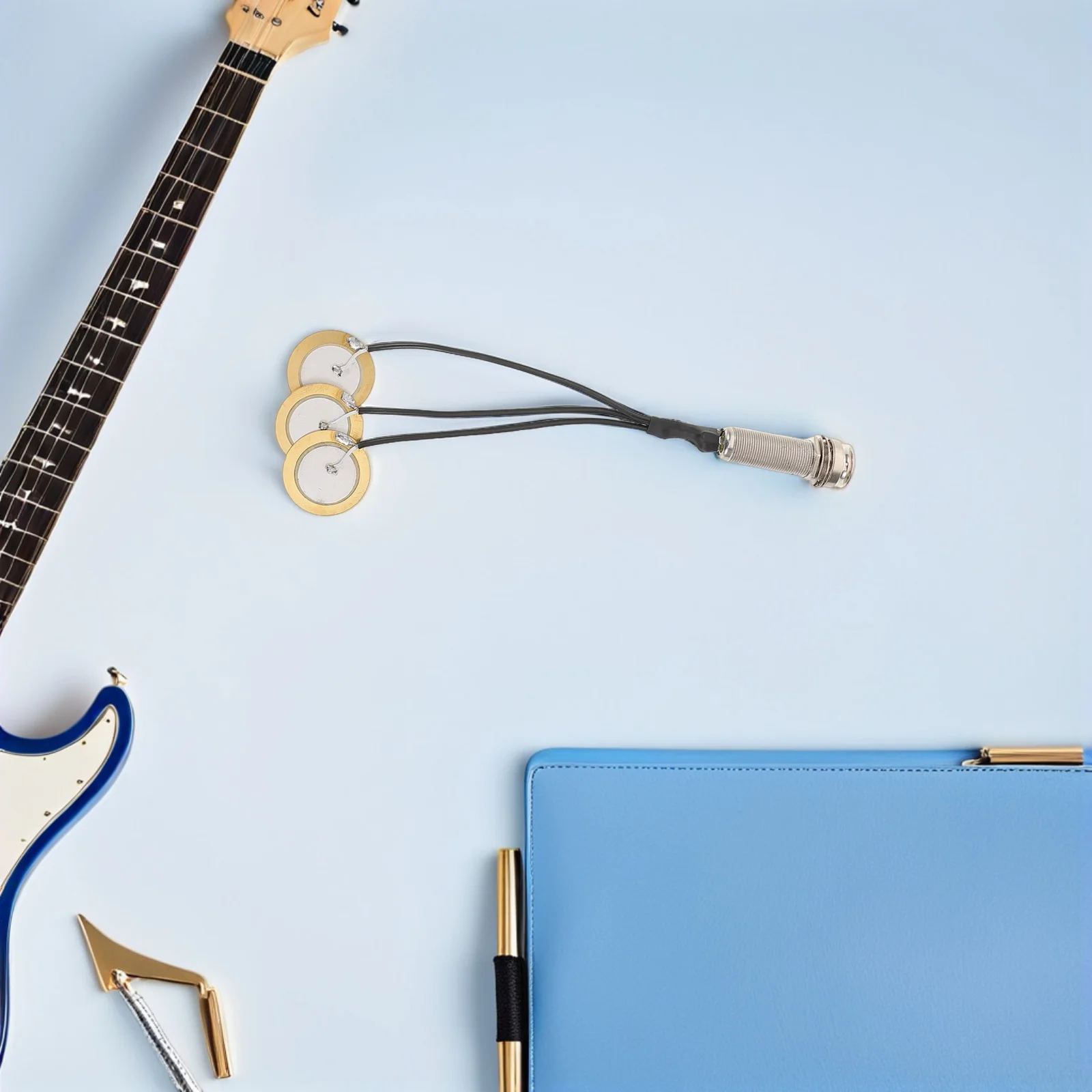 

2pcs Easy Install Acoustic Pickup: 3-in-1 Kalimba Sound Amplifier with Technology for Guitar Violin Ukulele Transducer