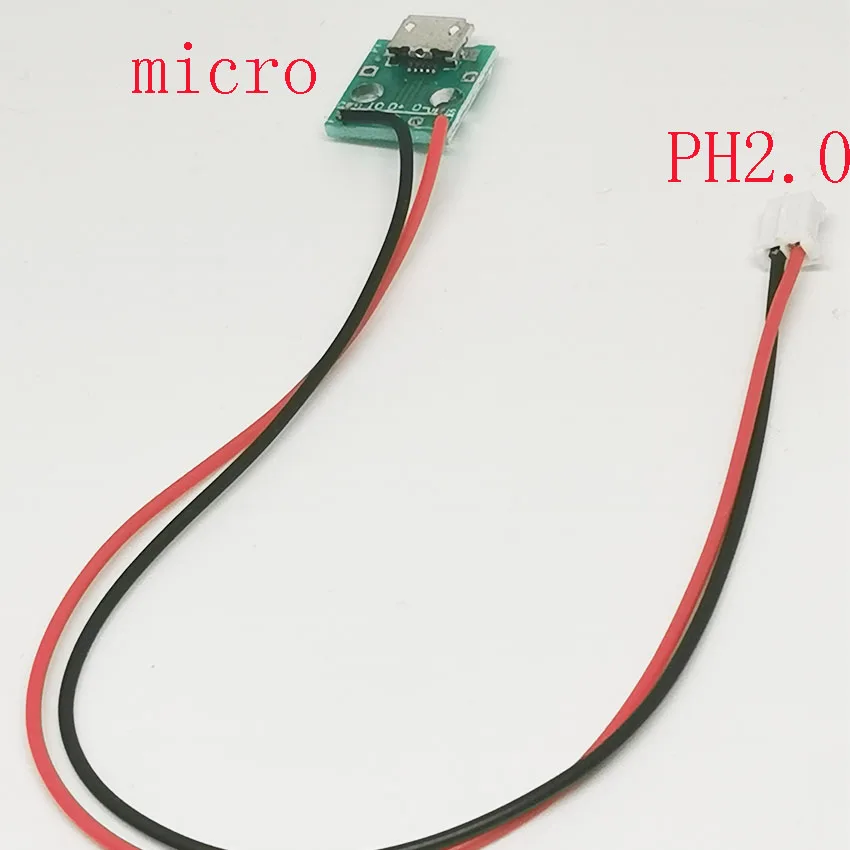 Type-c PCB with cabel Converter Adapter Micro USB to DIP female connector Breakout Board charging cable soldering board Socket