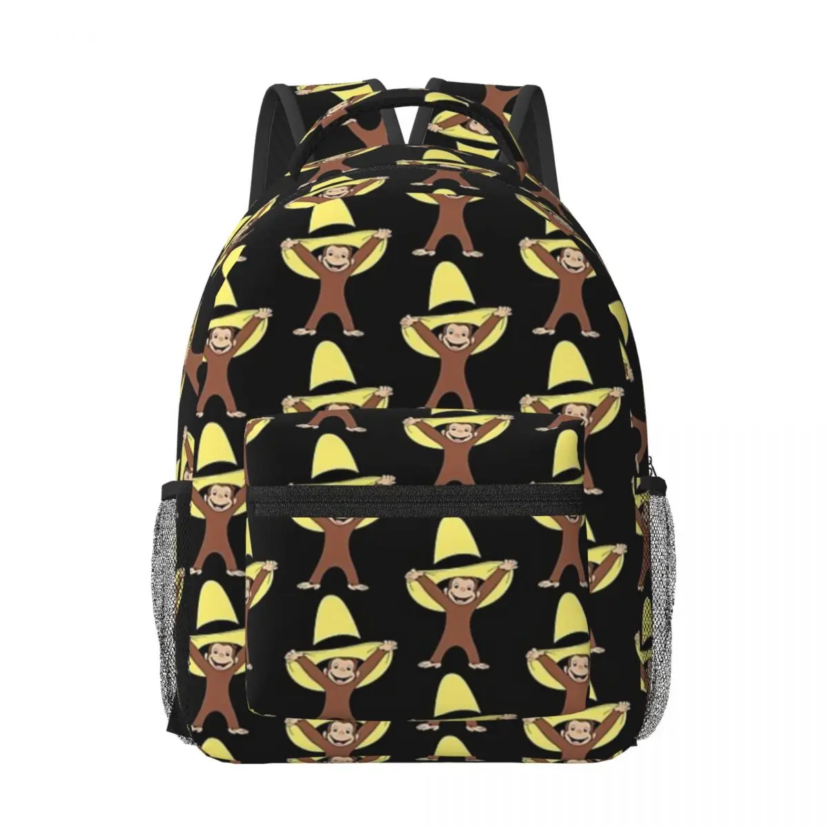 Curious George Woman Backpacks Boys Girls Bookbag Casual Children School Bags Portability Laptop Rucksack Shoulder Bag