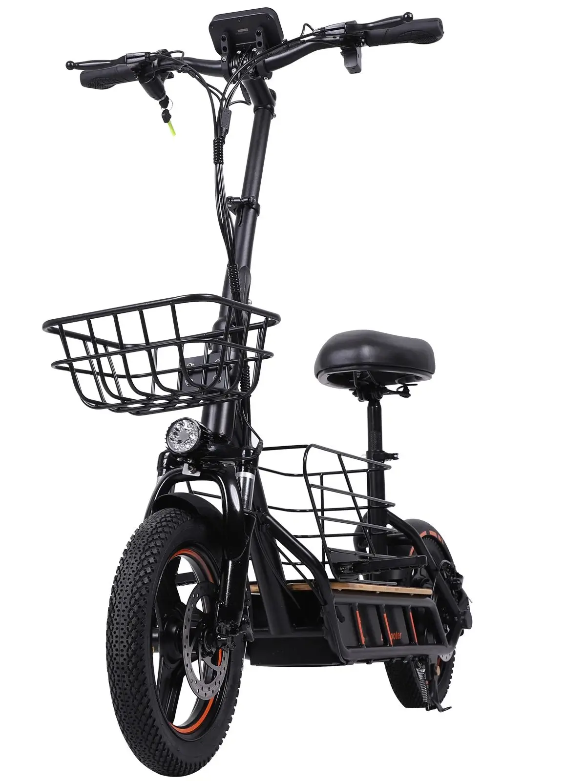 AliExpress 36V10AH Battery Electric Bike FREEBOY H14 Adult Foldable 22Miles Max Range 14 Inch Tire Electric Bike  E-bike 600W Electric Bike