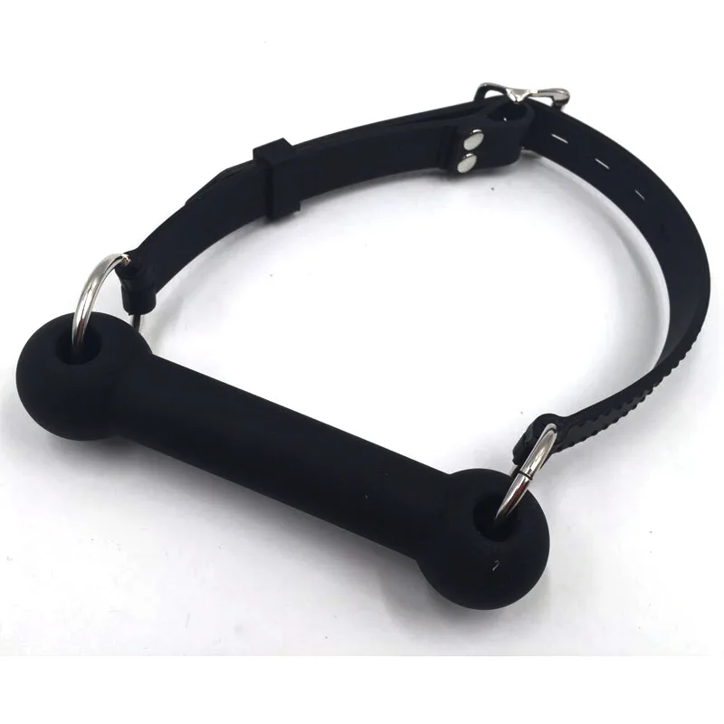 2022 New BDSM Bondage Full Silicone Open Mouth Bit Gag, Horse Pony Roleplay Gags ,Adult Sex Toy For Couple