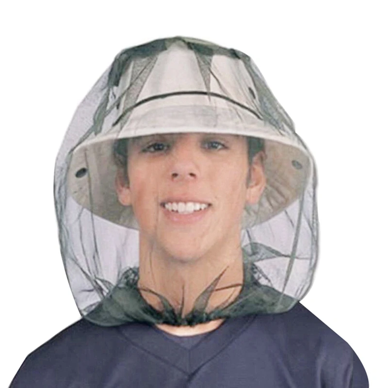 屋外釣りキャップ抗蚊昆虫帽子釣り帽子バグメッシュヘッドネットフェイスプロテクターキャンプ帽子釣りキャップ