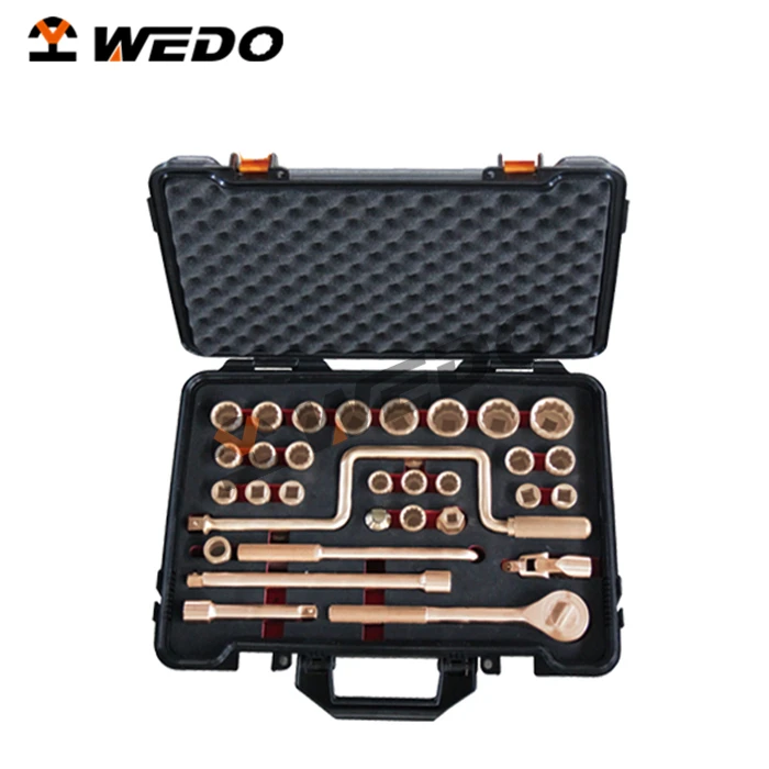 New Products Non-sparking Non-magnetic Hand Tools GS/FM/ISO9001 Approved Safety 32pcs 1/2