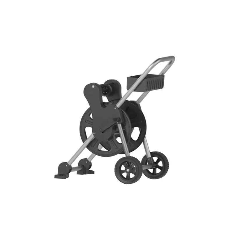 Light Garden Tool Hose Wrapping Trolley Set Water Garden Hose Reel Cart With Hose Clamp