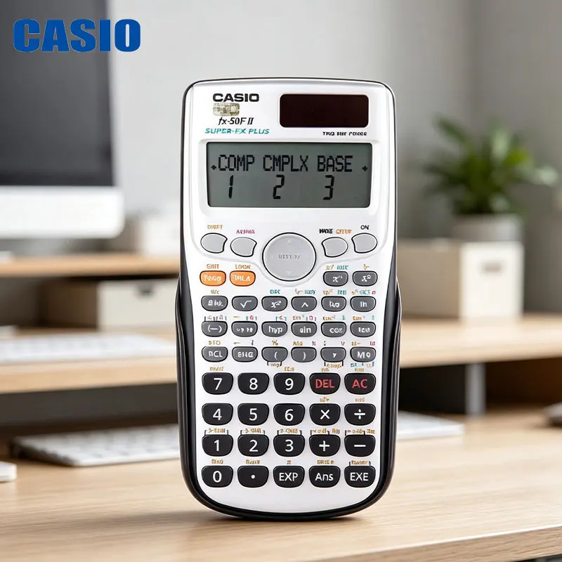 Casio FX-50F II/DH-12/DH-14/MH-12/AX-120B/GX-120B Smooth Key Scientific Calculator-Standard Deviation Calculation for Statistics