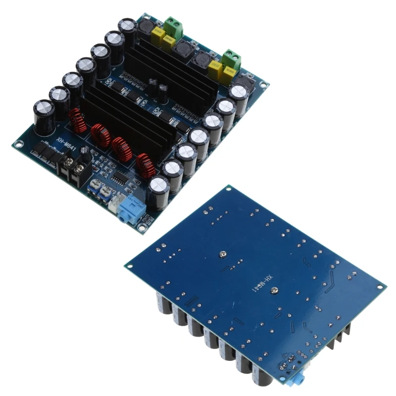 Compact 12V High Power 2 Channel Car Audios Amplifier Board Noise Reduction for Clear Stable Music Output XH-M641 150Wx2