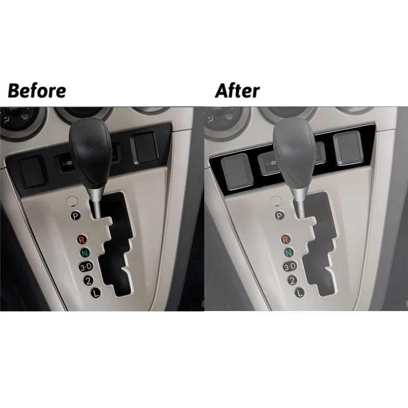Digital Clock Surround Frame Brand New ABS Gloss Black Sticker For Toyota Matrix 2009 2010 2011 2012-2014 Pontiac Vibe 2009 2010