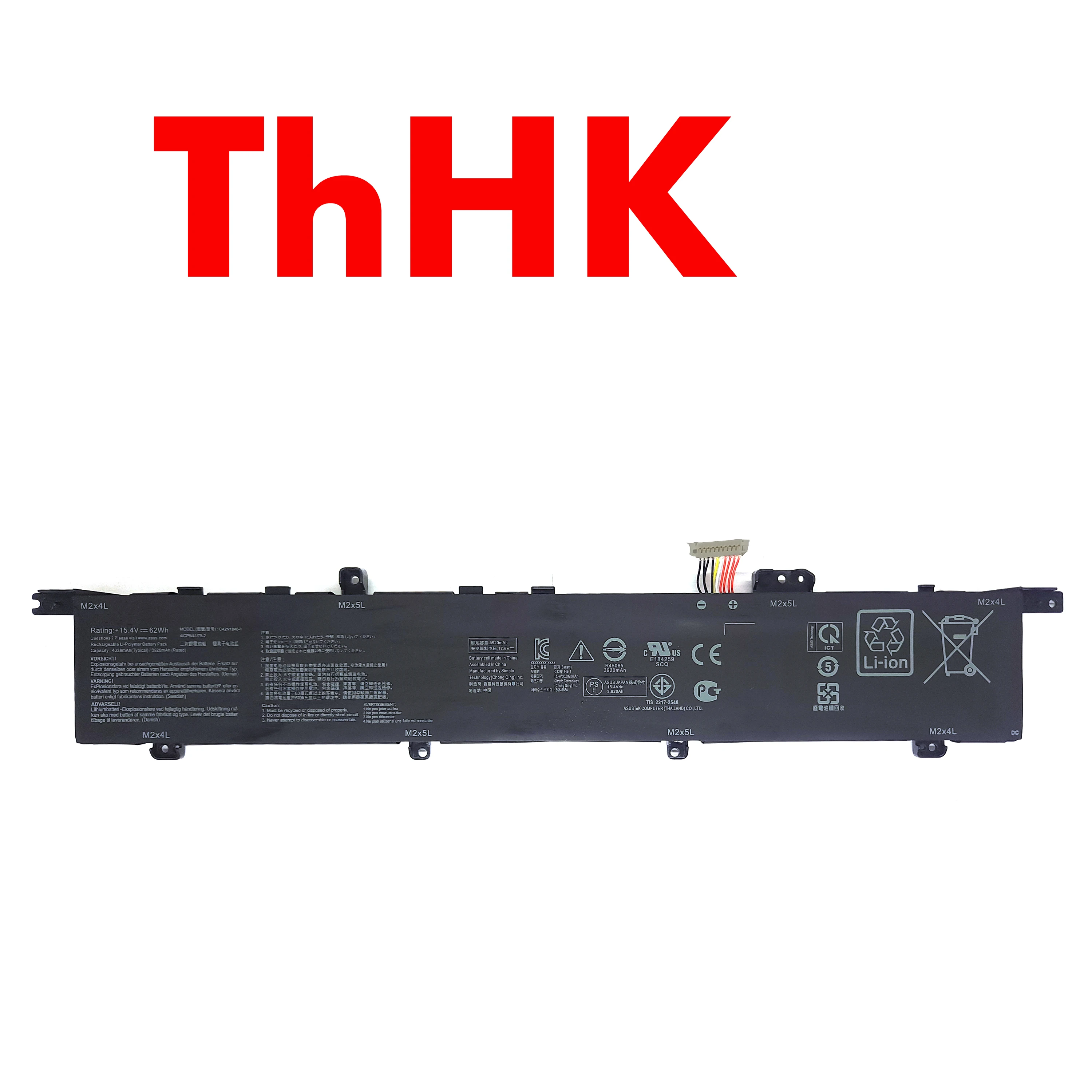 Genuine Original 62WH C42N1846 C42N1846-1 Battery For ASUS ZenBook
