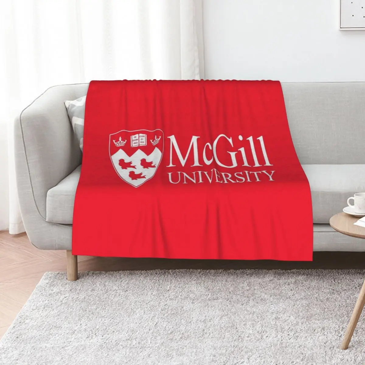 McGill University Throw Blanket Soft Weighted valentine gift ideas For Decorative Sofa blankets ands Luxury Designer Blankets