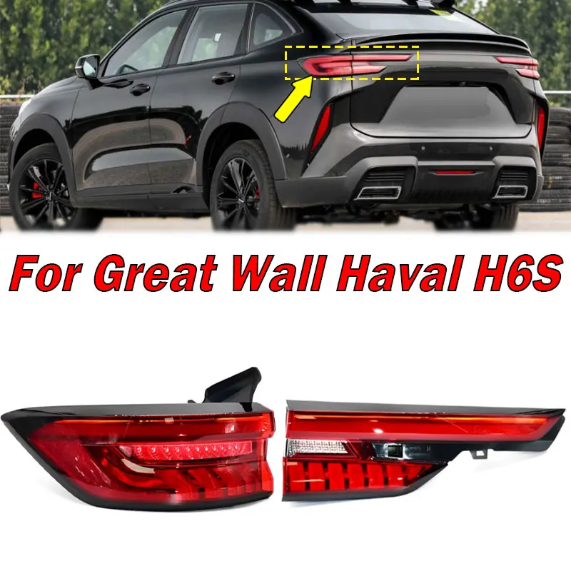 

For Great Wall Haval H6S Auto Accessories Rear Bumper Tail Light Signal Lamp Reflector Warning Brake Taillamp Car Light Assembly