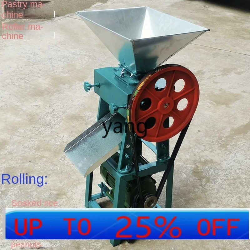 

CX Wet Rice Roller Flour Milling Machine Roller Grinding Type Crushing Rice Cake Cereals Crusher