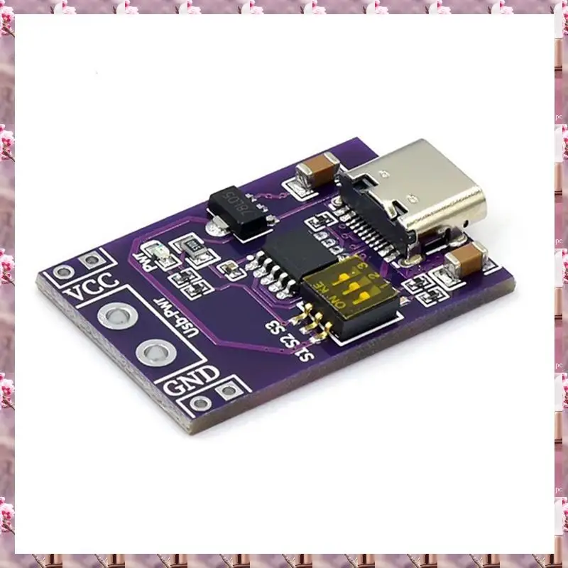 2025 1Pcs Type-C QC PD2.0 PD3.0 To DC Spoof Fast Charge Trigger Poll Detector USB-PD Notebook Power Supply Change Board,1Pcs Typ