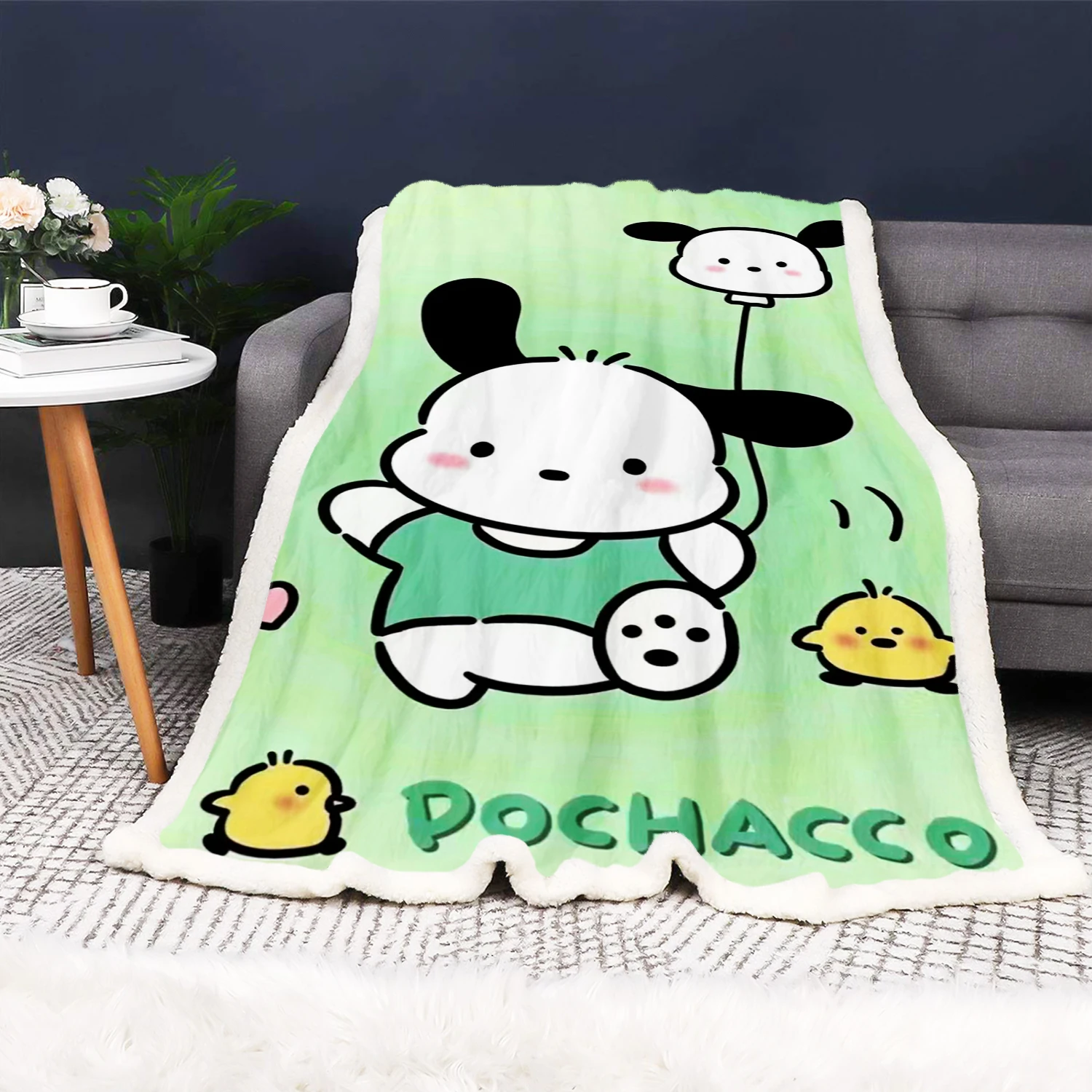 Sanrio Pacha Dogblankets For Children Weighted Girl Boys Like Fluffy Throws Cartoon King Size Grade A Printed Luxury Winter