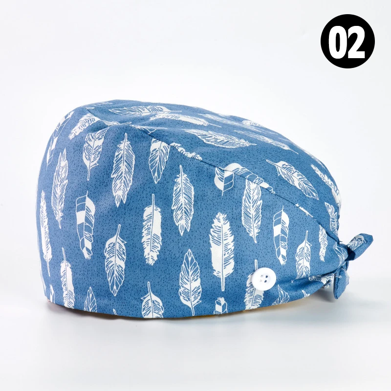 Medische Chirurgische Cap Katoen Verpleegster Klinische Chirurg Hoed Schoonheidssalon Zorg Cap Huisdier Verpleegster Arts Werken Caps Verstelbaar