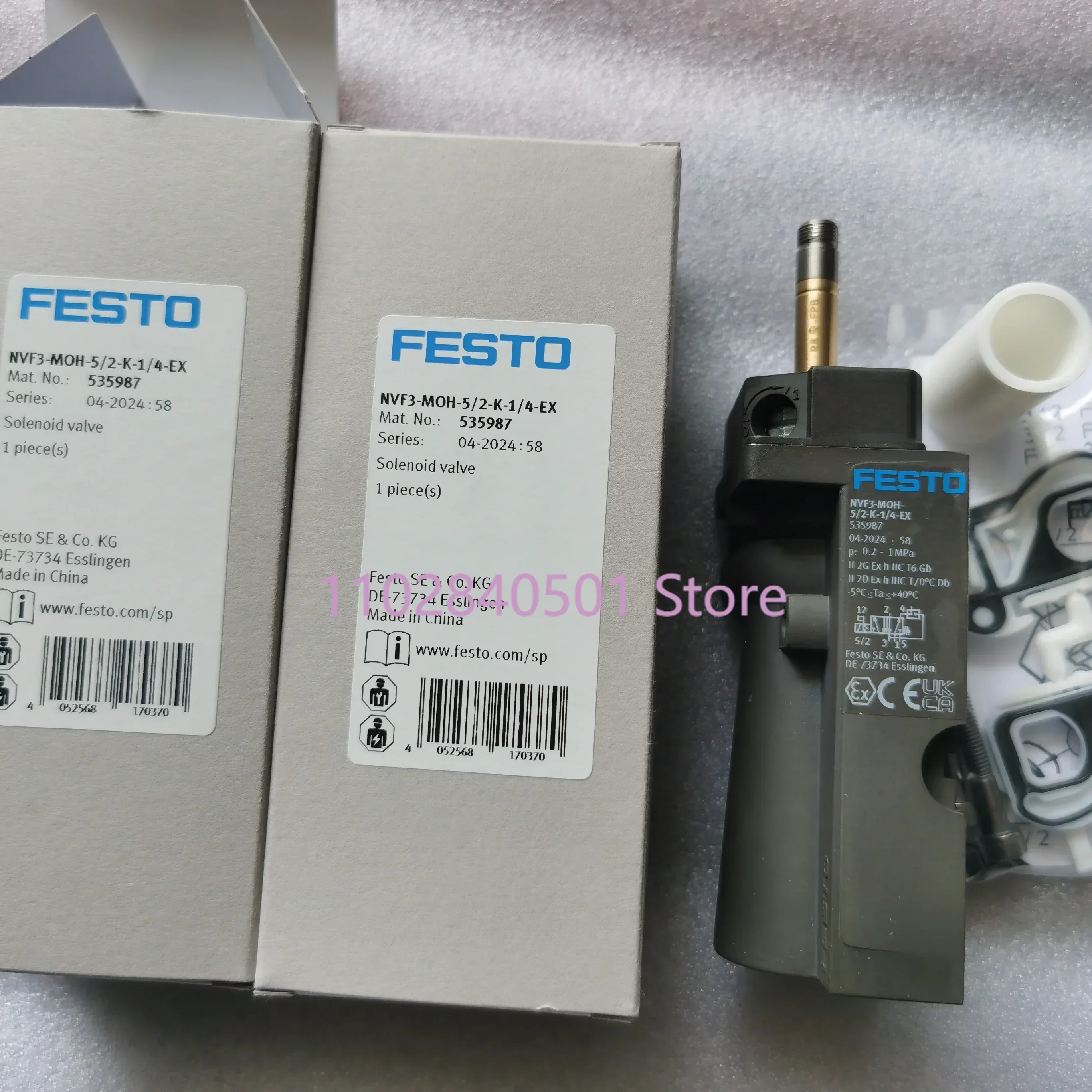 

Brand new original solenoid valve VSNC-FC-M52-MD 577295 535987 NVF3-MOH-5/2 in stock