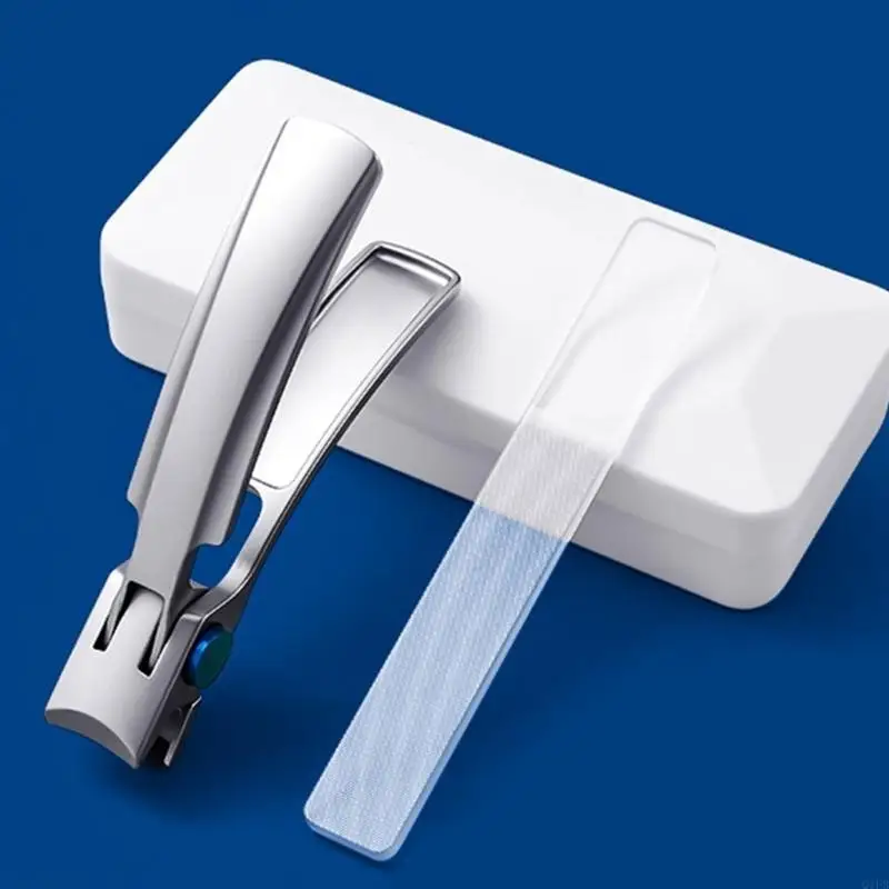 

Q1FB Heavy Duty Clippers for Thick Nails Durable Toe Cutter with Wide Jaw Opening Includes File