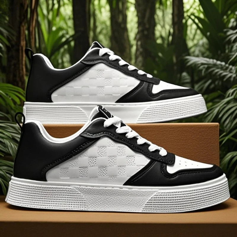 

Men's Summer Breathable Sport Casual Shoes Small White Trendy Versatile Low Top EVA Sole Rubber Face Summer Shoe Men