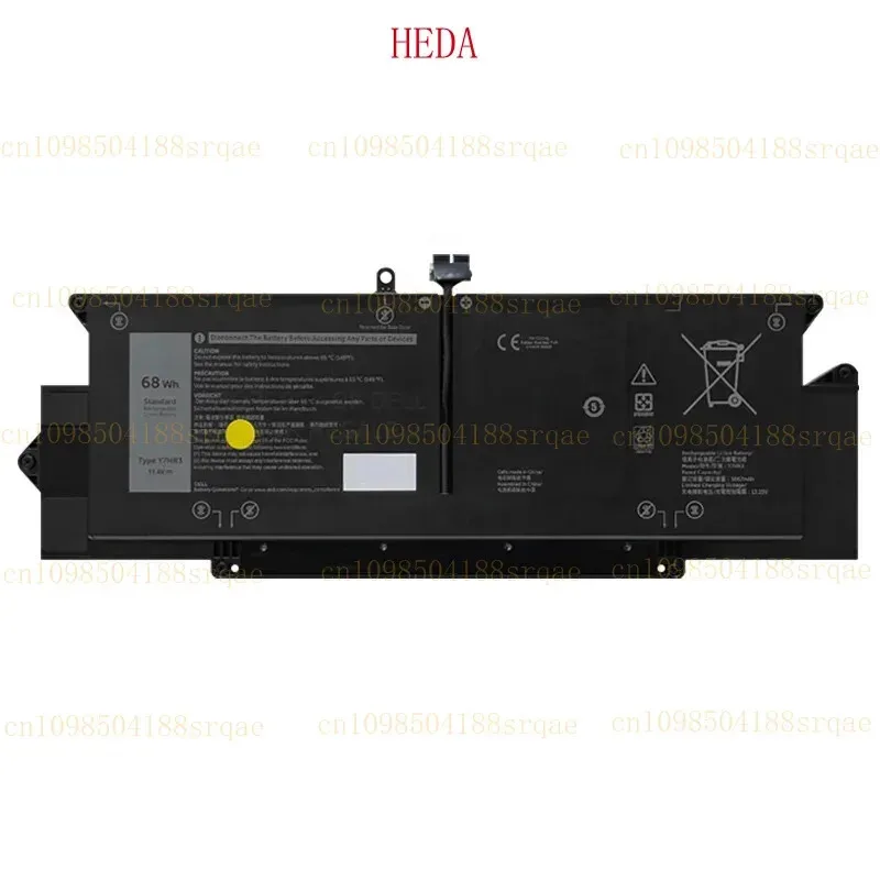 Batería del ordenador portátil para DELL Latitude 7410 WY9MP XMV7T Y7HR3 35J09 7YX5Y YJ9RP 68W