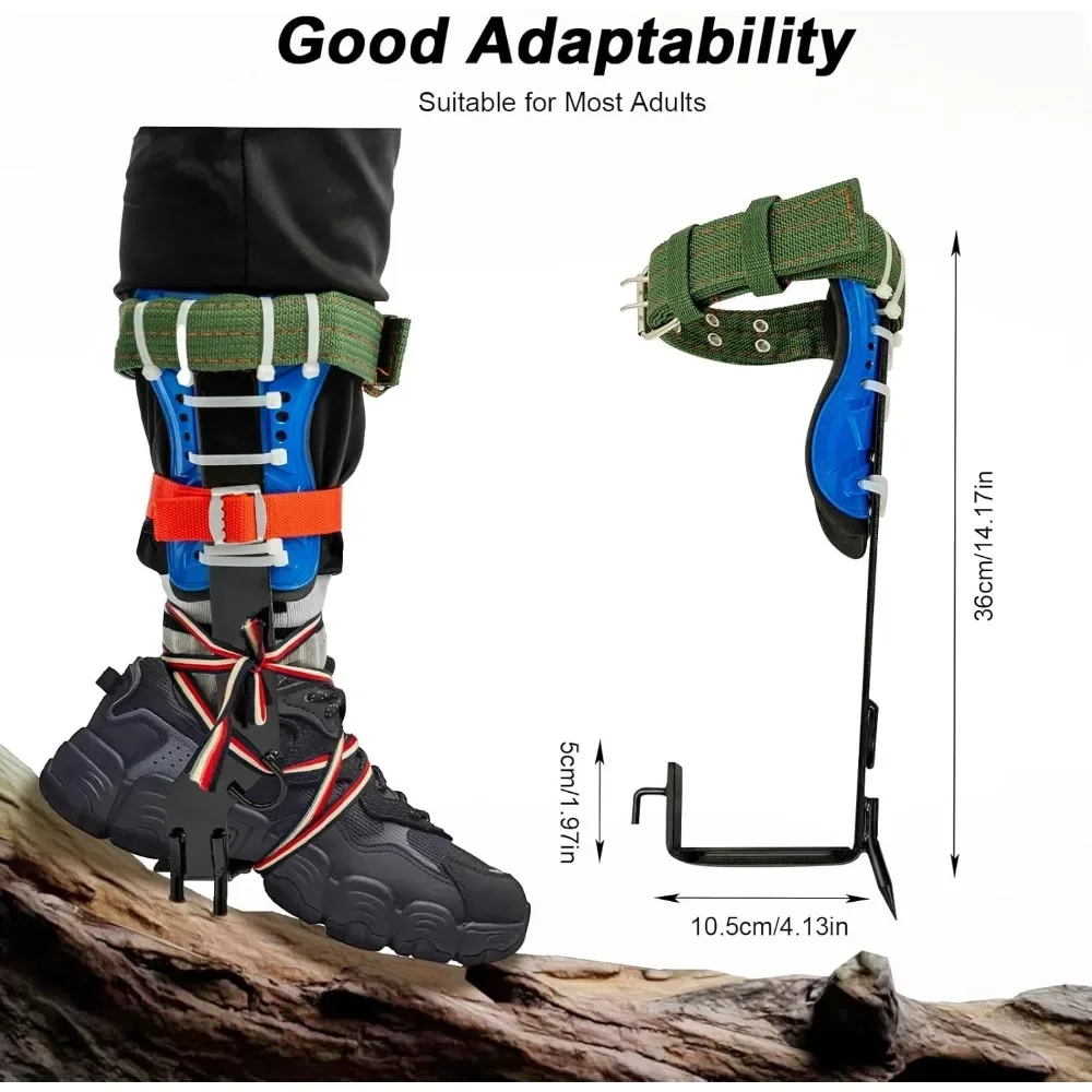 Tree Climbing Equipment Set Crampons Climbing Harness Safety Belt Tree Climbing Tool Tree Climbing Spike Set 100 kg