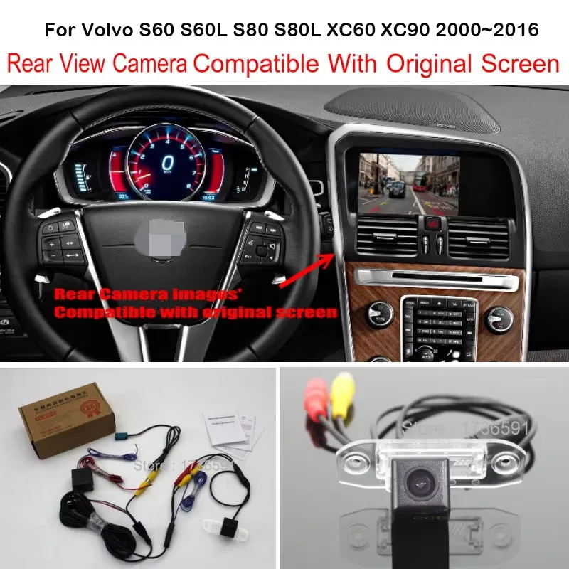 

Людмила для Volvo XC60 XC 60 2008 ~ 2014 RCA и оригинальный экран совместимый/Автомобильная камера заднего вида/HD Резервное копирование комплекты камер заднего вида