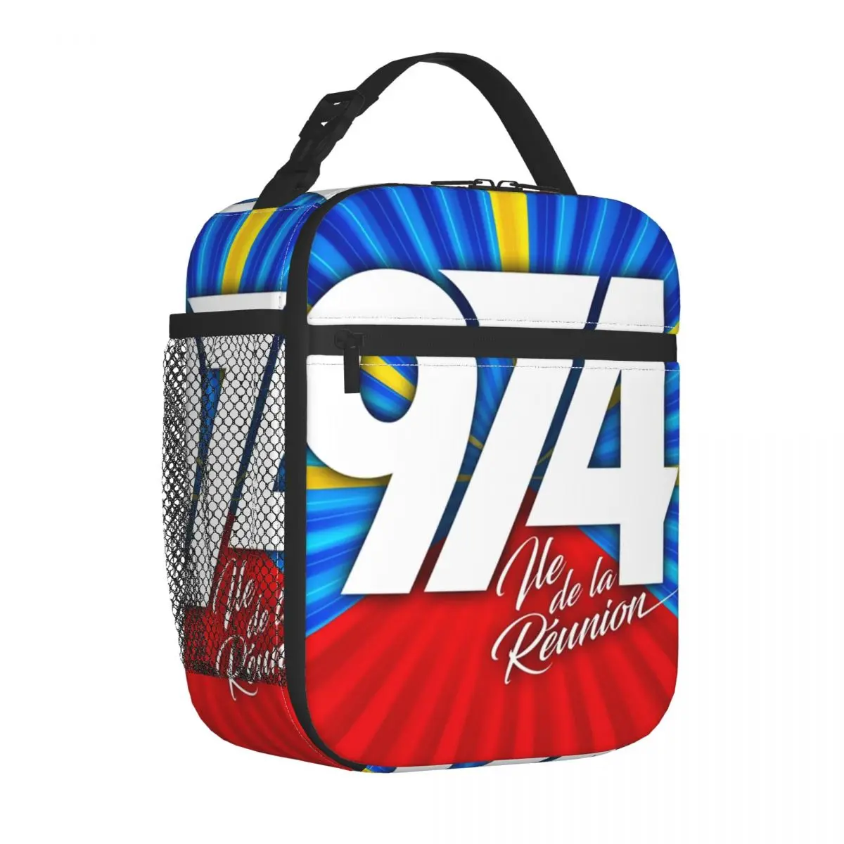 974 Reunion Island Signature 7 Maveli R Insulated Lunch Bags for School Office Leakproof Thermal Cooler Bento Box Women Kids