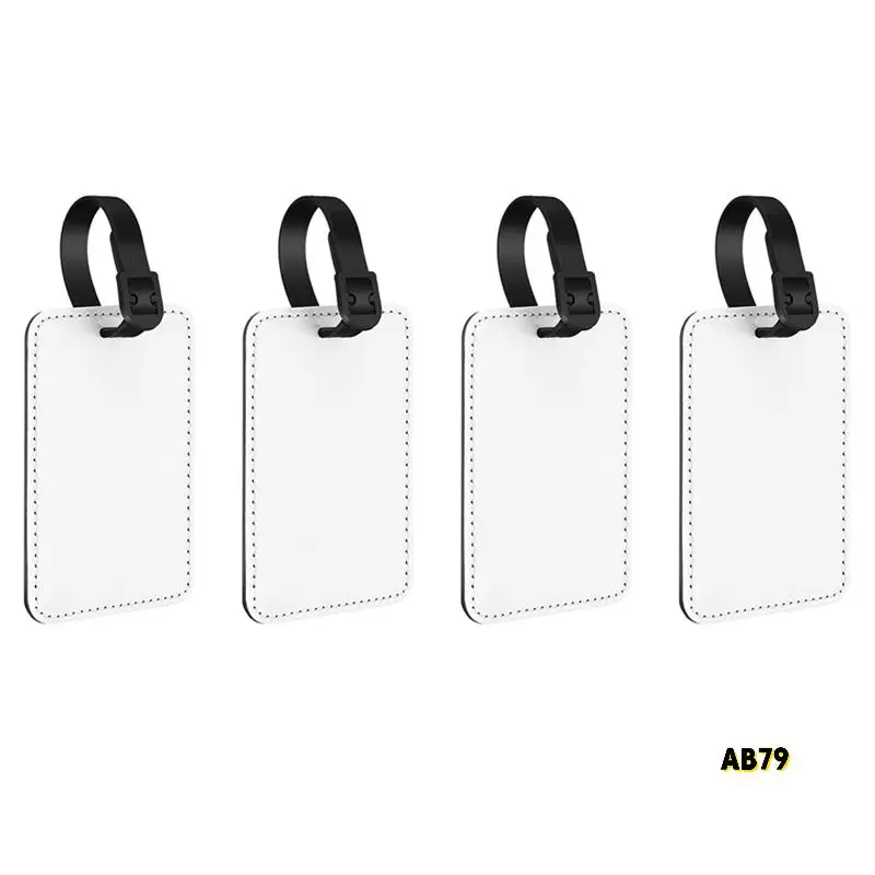 16 قطعة علامات الأمتعة التسامي اسم العلامة حقيبة فارغة العلامات نقل الحرارة حقيبة العلامات حامل بطاقة الهوية التجارية