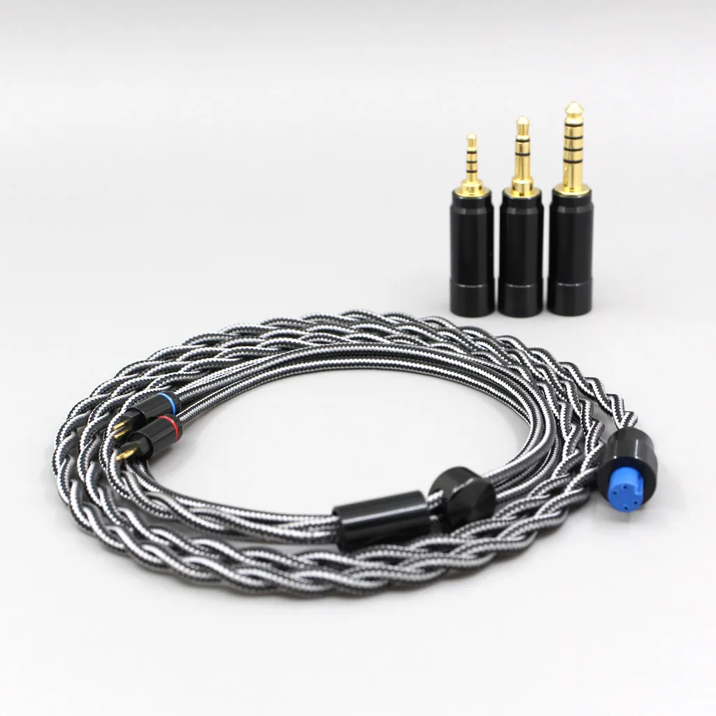 멋진 올인원 플러그 이어폰 헤드폰 케이블, 0.78mm BA W4r UM3X UM3RC JH13 하이스텝 2 코어 LN008040