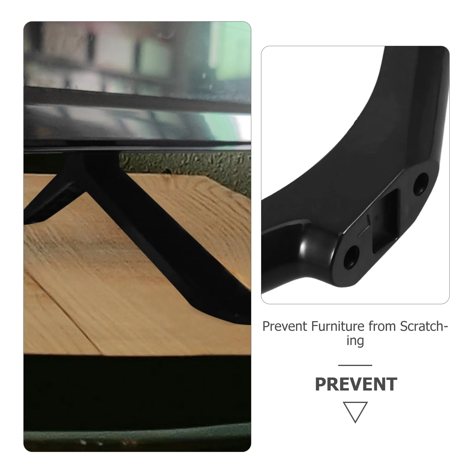 Stand Leg Base Bracket Tabletop Adjustable 32inch Pedestal Feet Bracket Television Tabletop Foot For Living Room Decoration