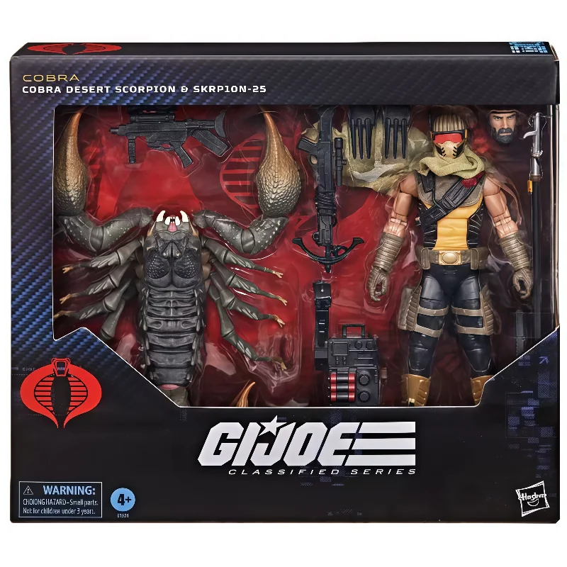 Auf Lager Hasbro G.I. Joe Classified Series Cobra Desert Scorpion 6-Zoll-Actionfigur Modellspielzeug Sammeln Sie Hobbyspielzeuge