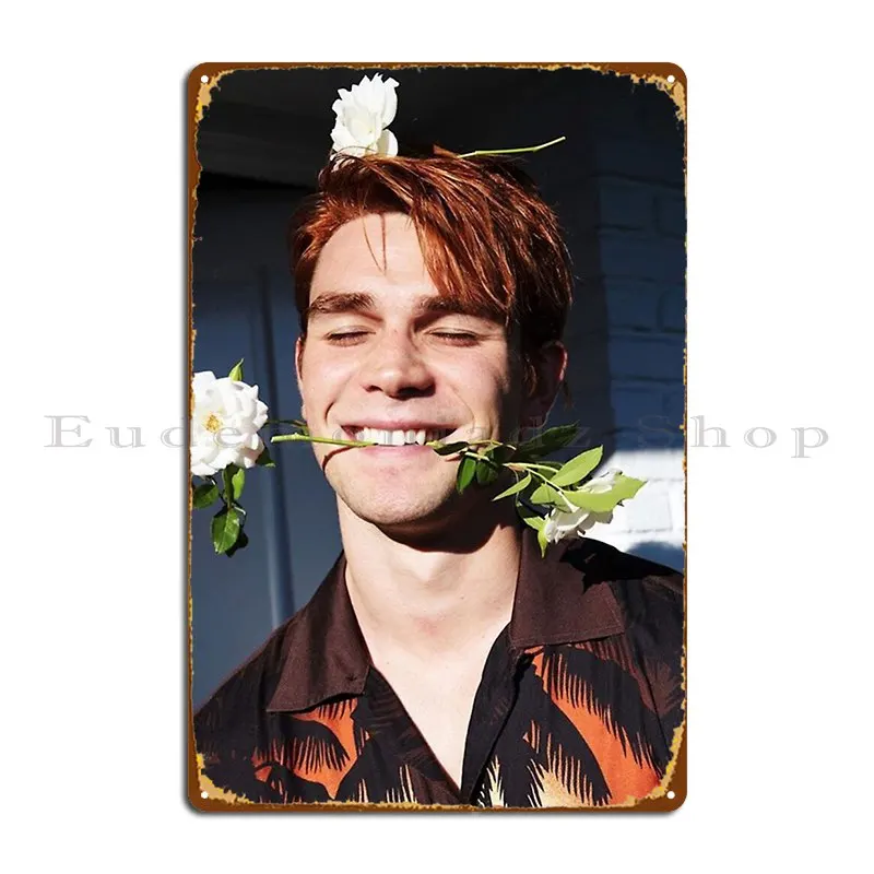 Kj Apa Metal Plaque Poster Wall Decor Club Designs Cave Pub Tin Sign Poster