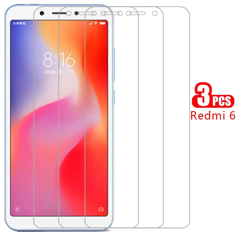 Vetro Temperato Protettivo Per Xiaomi Redmi 6 Protezione Schermo Su Pellicola Di Sicurezza Redmi6 Xiomi Xiami Xaomi Red Mi Readmi Remi Redme