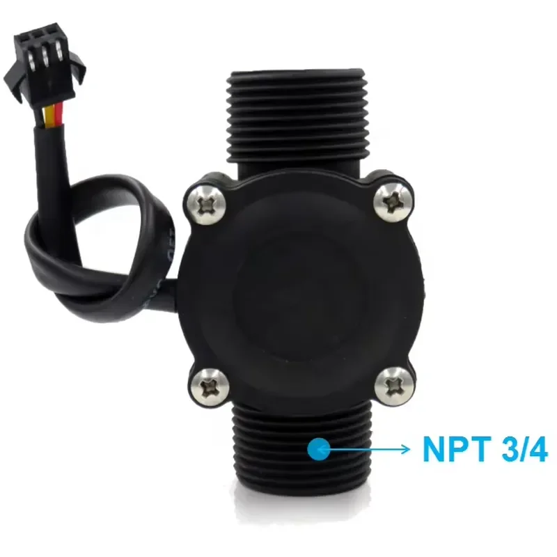 OEM Manufacturer NPT 3/4 Drinking Machine Part Water Liquid Flow Sensor 2-60L/min DC3.5-24V Turbine Magnet Flow Switch FS300A