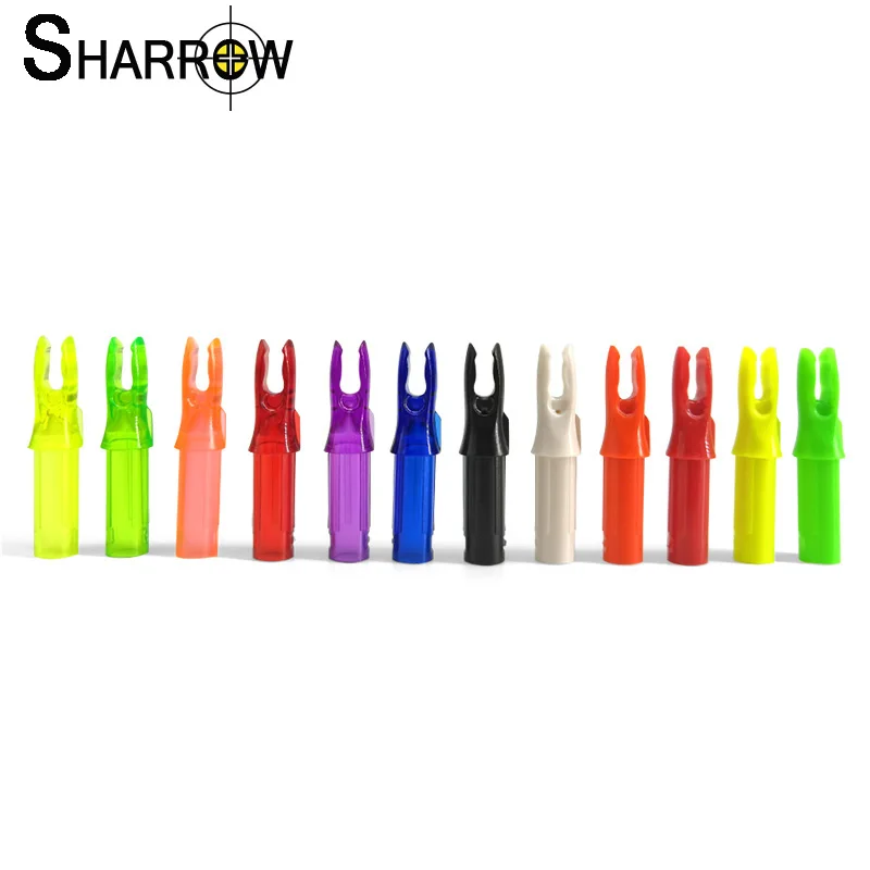 

50pcs Archery Arrow Nock Arrow Tails OD 7.6mm ID 6.2mm Carbon Fiberglass Arrow Shaft DIY For Hunting Shooting Accessory